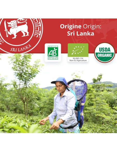 Thé noir - Chai - Biologique - en vrac - 90g- THÉ D'ASIE