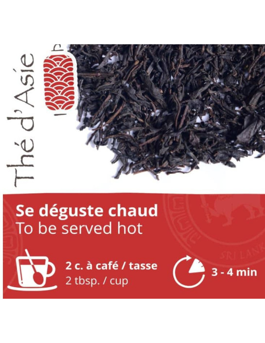 Thé noir - Breakfast - Biologique - en vrac - 75g- THÉ D'ASIE