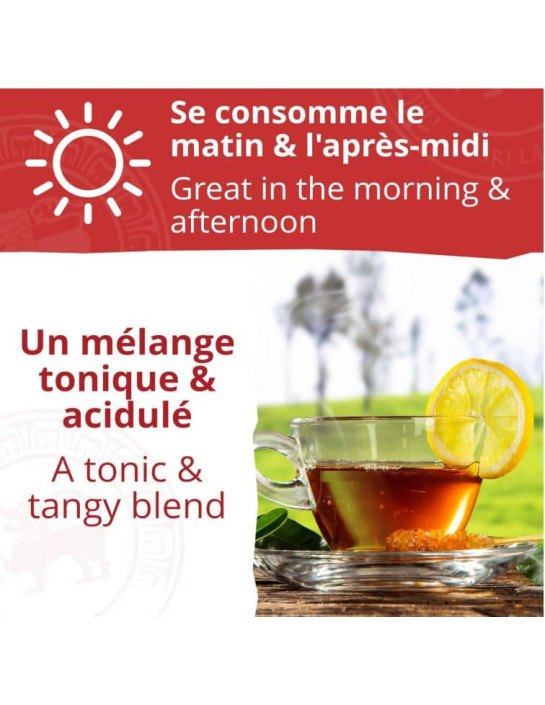 Thé noir - Citron - Biologique - en vrac - 500g- THÉ D'ASIE