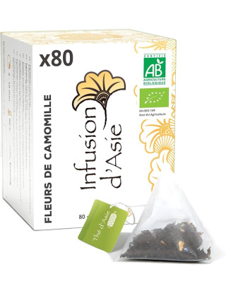 Infusion - Fleurs de Camomille - Biologique - Pack infusettes x80-