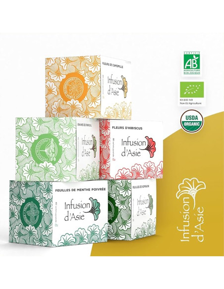 Infusion - Fleurs de Camomille - Biologique - Pack infusettes x80-