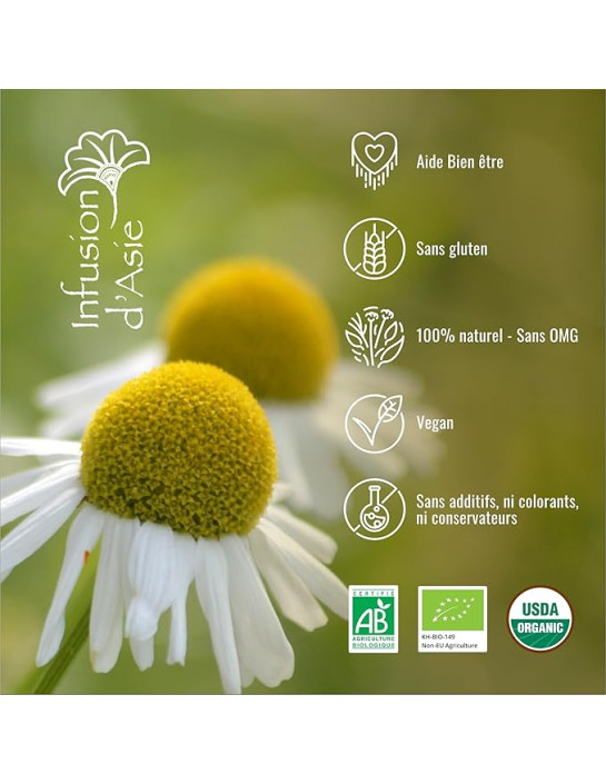 Infusion - Fleurs de Camomille - Biologique - 100g-