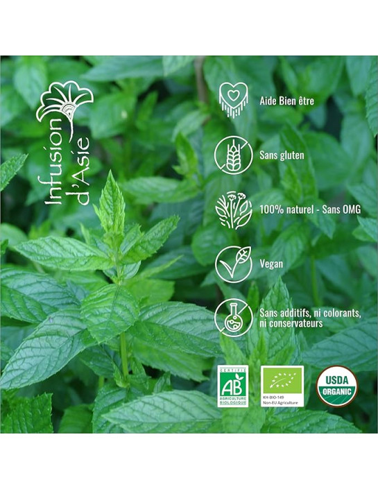 Infusion - Menthe Poivrée - Biologique - 150g-