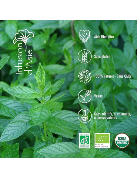 Infusion - Menthe Poivrée - Biologique - 150g-