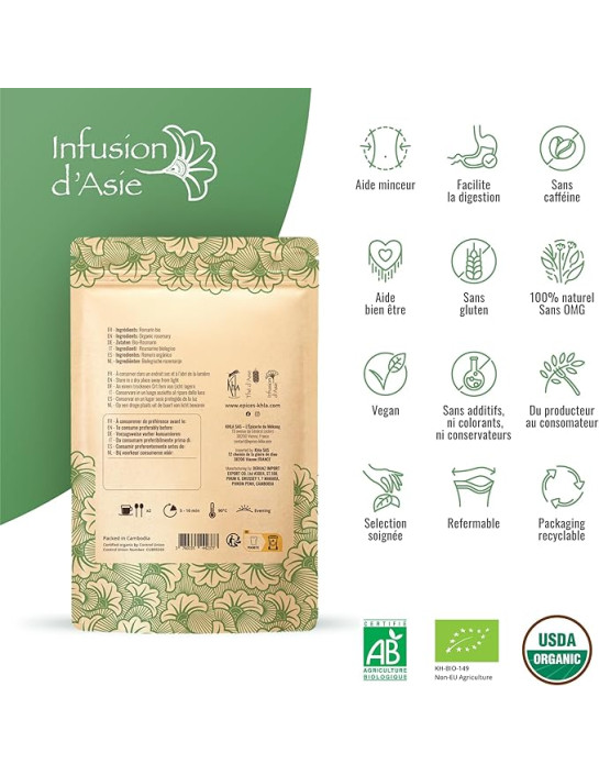 Infusion - Romarin - Biologique - 200g-