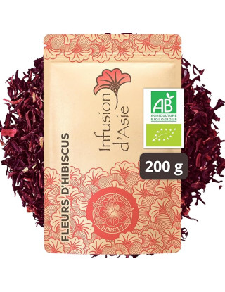 Infusion - Fleurs d'Hibiscus - Biologique - 200g-