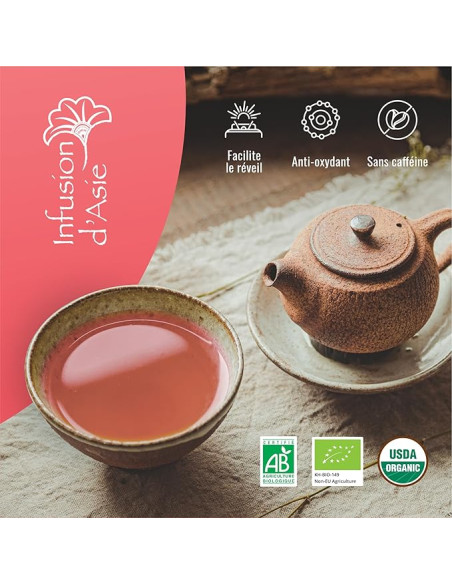 Infusion - Fleurs d'Hibiscus - Biologique - 200g-