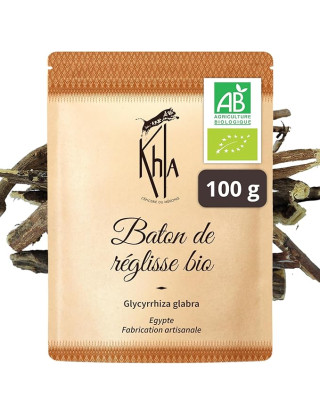 Bâton de réglisse - Biologique - entier - 100g-