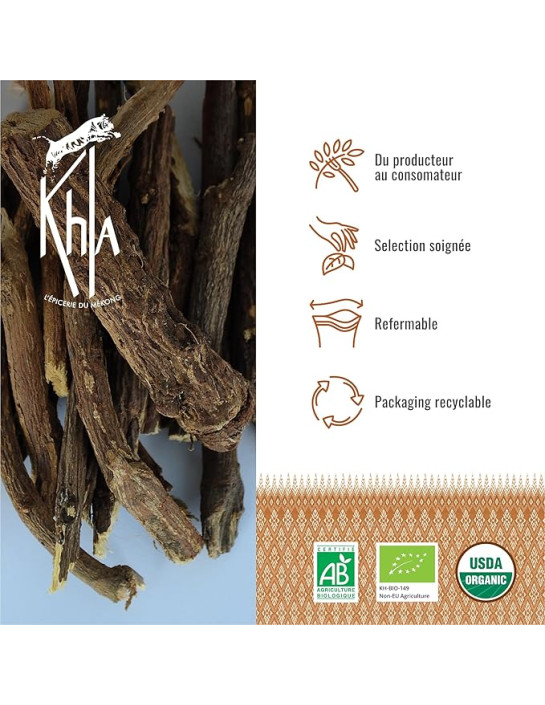 Bâton de réglisse - Biologique - entier - 100g-