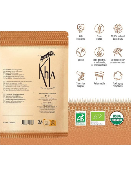 Bâton de réglisse - Biologique - entier - 100g-