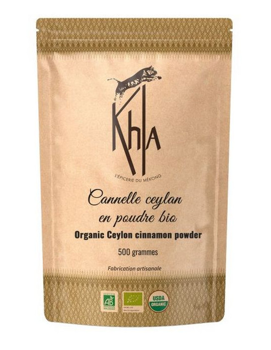Cannelle de Ceylan - Biologique - en poudre - 500g