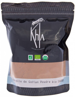 Cannelle de Ceylan - Biologique - en poudre - 250g- KHLA