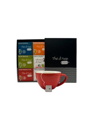Coffret Sélection de 6 Thés & Infusions Bio - 60 Sachets Infusettes Pyramide