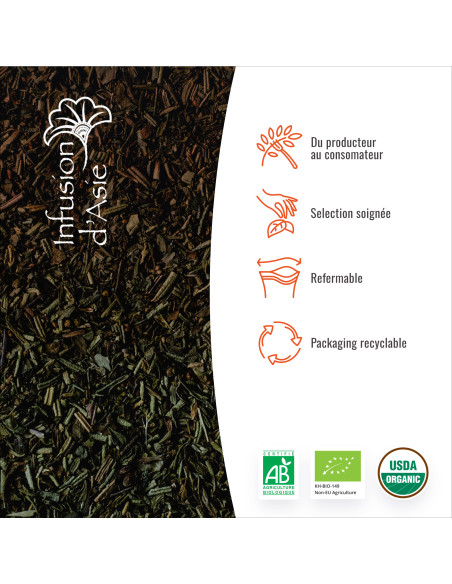 Rooibos Bio Naturel d’Afrique du Sud – 150 g | Khla