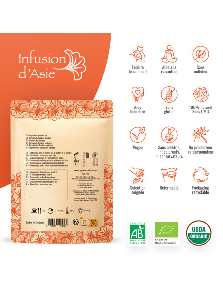 Rooibos Bio Naturel d’Afrique du Sud – 150 g | Khla