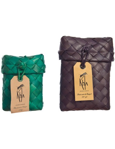 Duo palme sel et poivre de Kampot - Premium - palme 200g- KHLA
