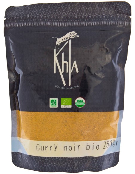 Curry noir - Biologique - en poudre - 250g- KHLA