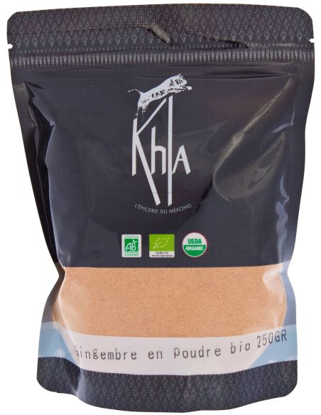 Gingembre - Biologique - en poudre - 250g- KHLA