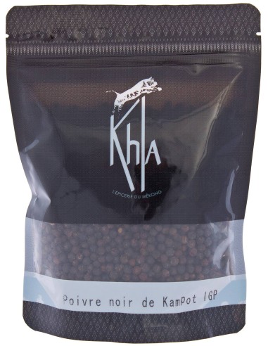 Poivre noir de Kampot - IGP - Biologique - Premium - en grains - 250g- KHLA
