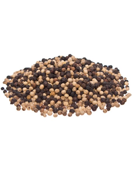 Mélange poivre noir & blanc de Kampot IGP - Premium - en grain - 120g- KHLA