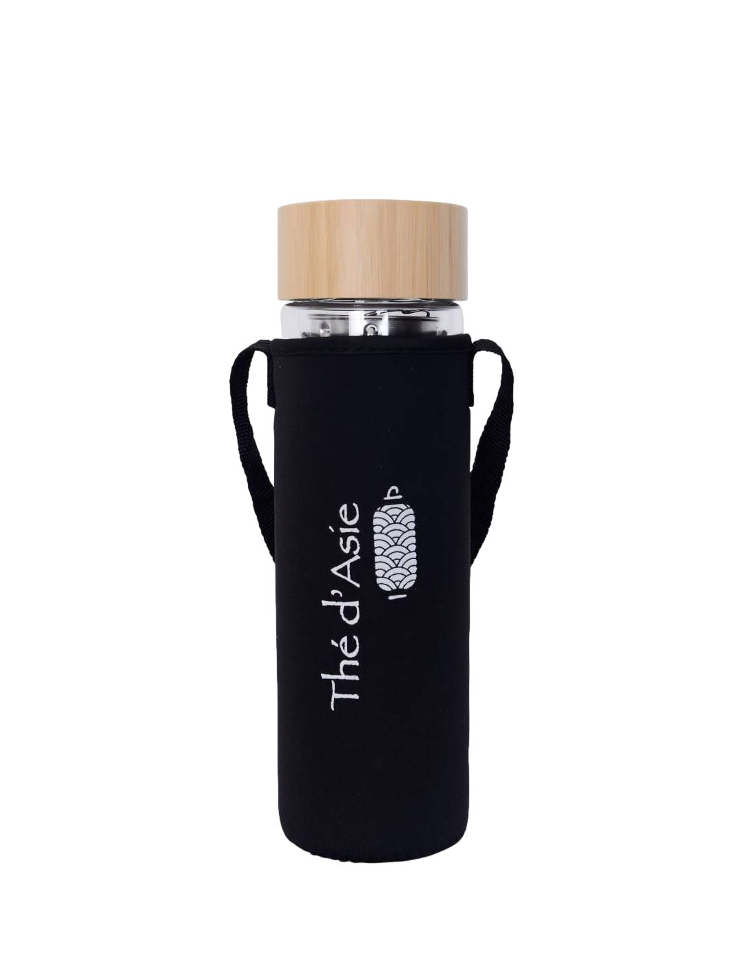 Bouteille isotherme avec infuseur à thé en inox et liège - 450ml - POLE  CORK - Vertlapub