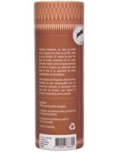 Clous de girofle - Biologique - entier - 80g- KHLA