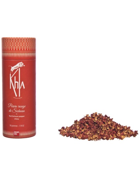 Baie de Sichuan rouge - en grains - 50g- KHLA