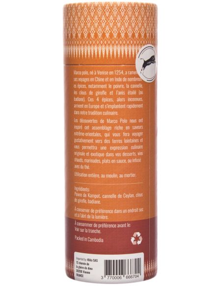 Mélange d'épices Marco Polo - Biologique - entier - 80g- KHLA