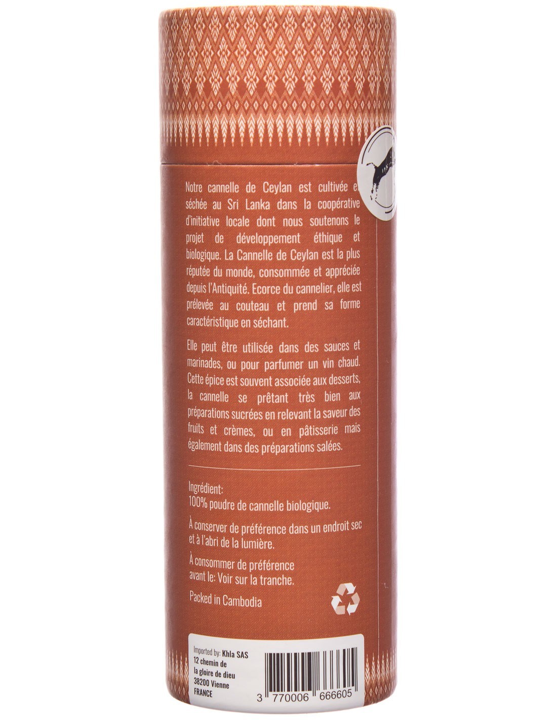 Rootalive - Poudre de cannelle de Ceylan biologique, poudre de cannelle  crue et biologique avec antioxydants, cannelle de Ceylan végétalienne et  sans gluten, 454 g de poudre de cannelle véritable : 