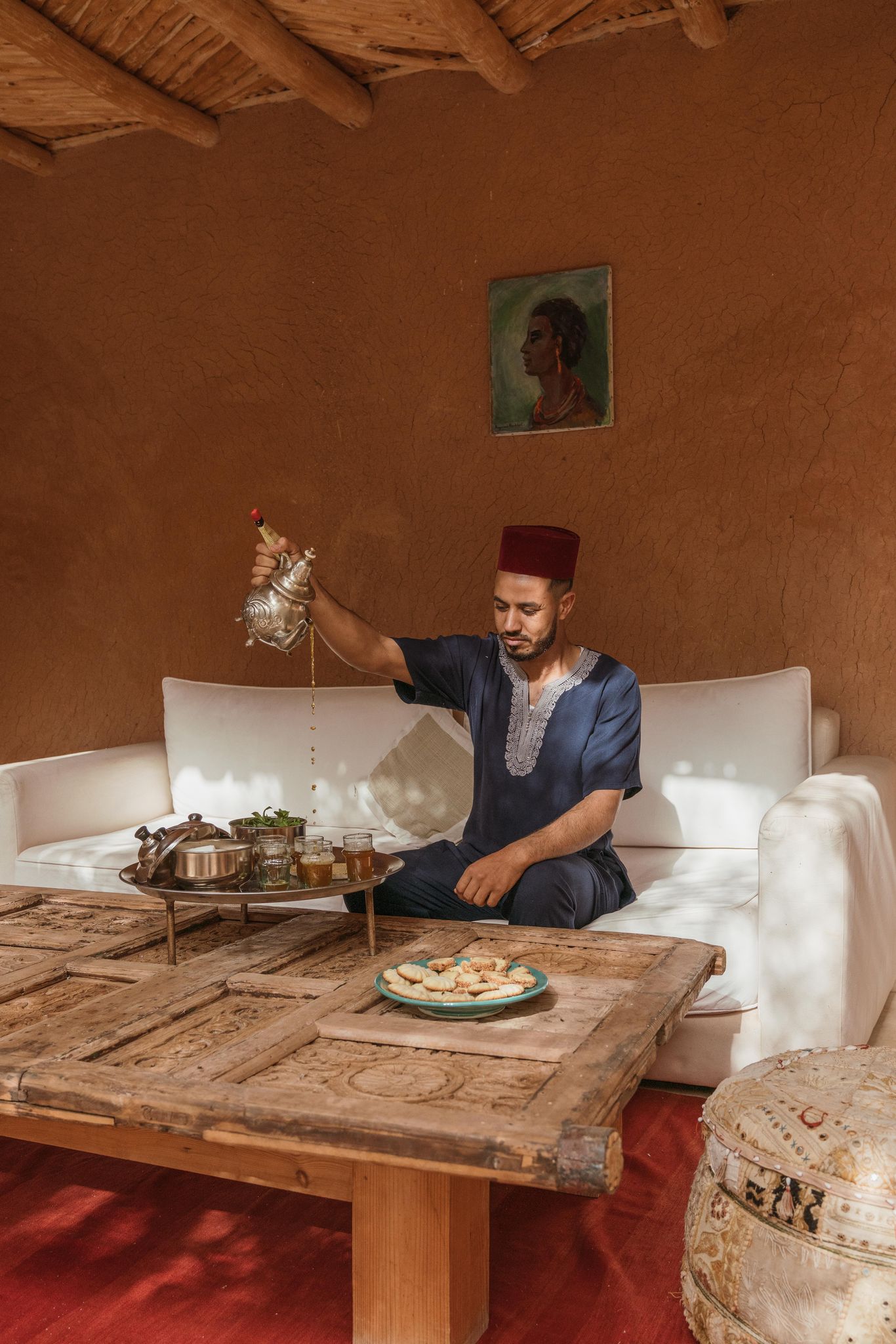 Thé à la menthe Maroc