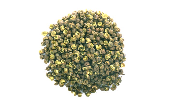 grains de poivre vert