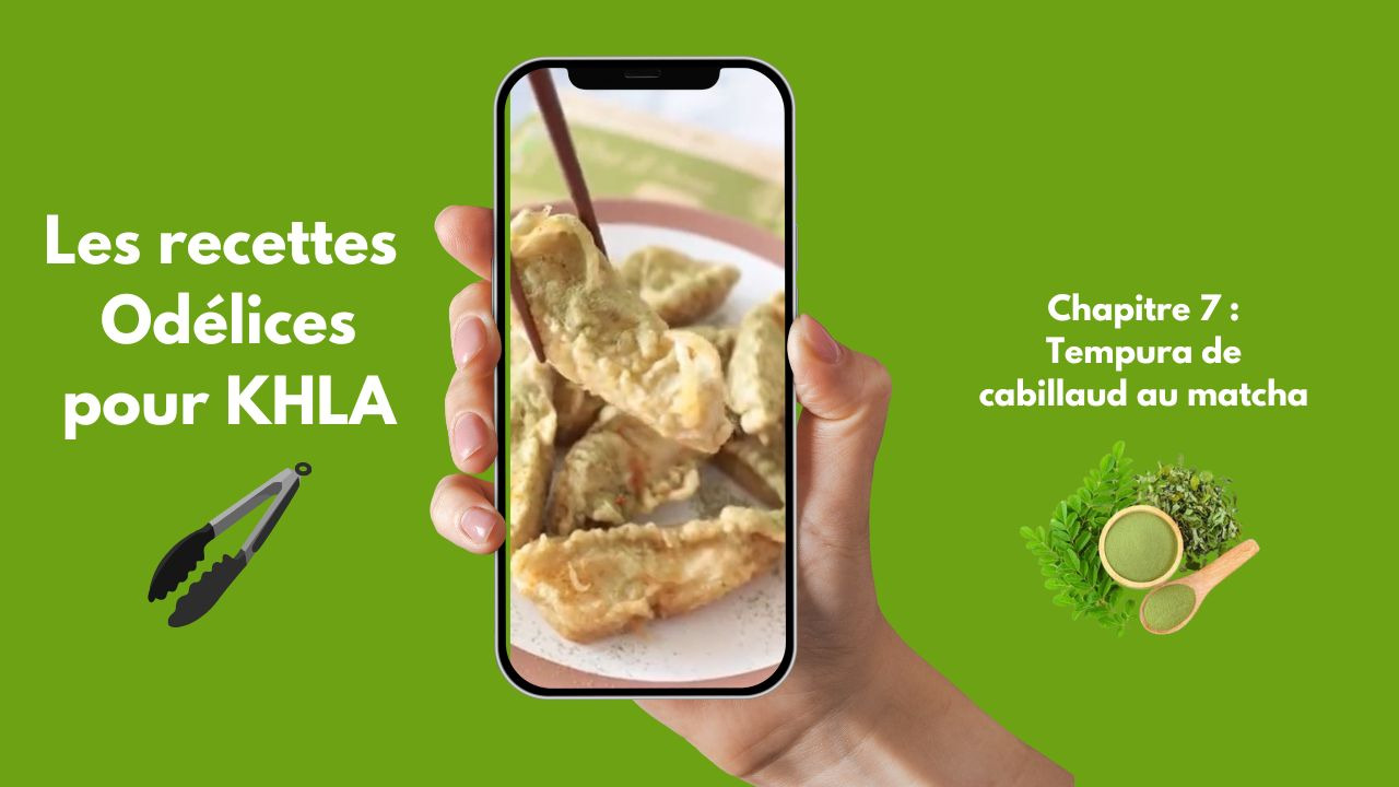 La tempura de poisson au thé matcha by Odélices